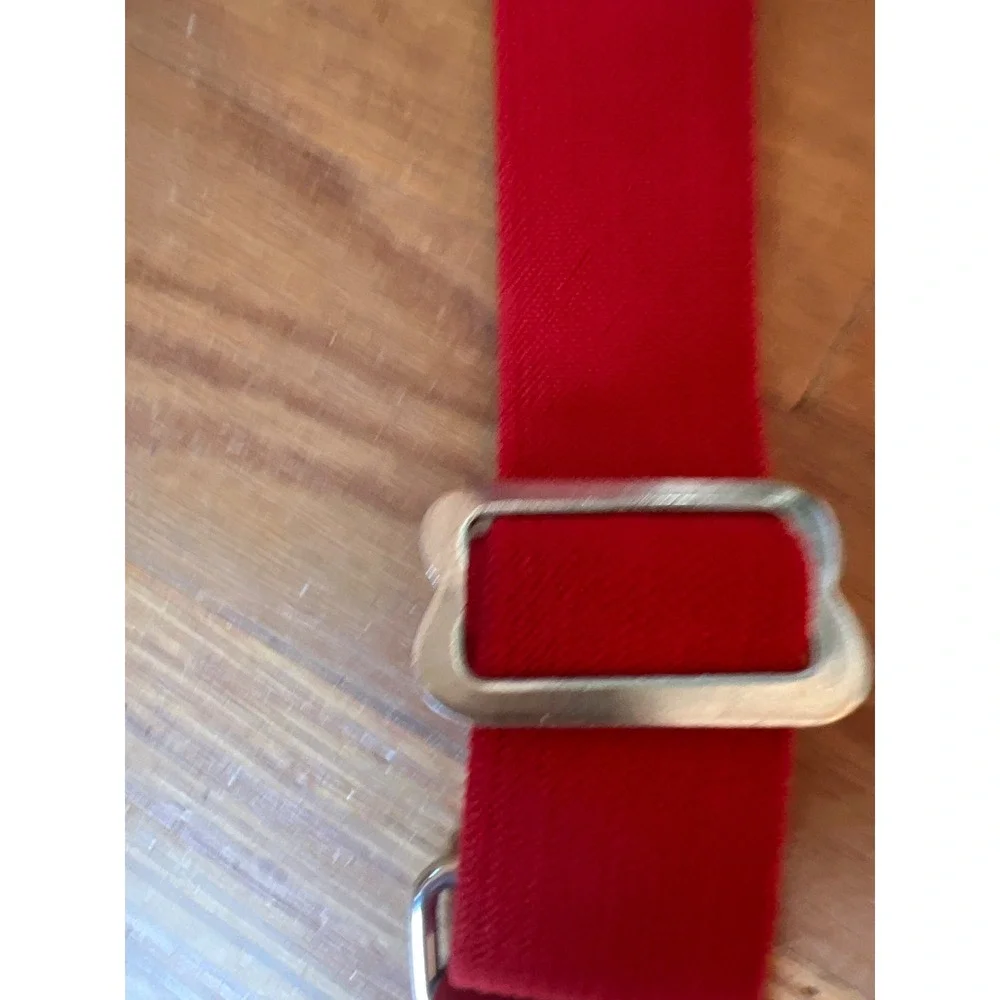 Red Youth Baseball Belt Adjustable Elastic Sports Uniform Belt Kids Size